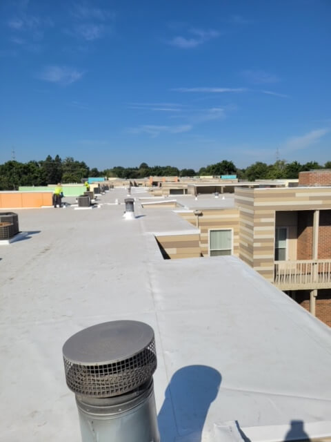 Roof installation project in the Tri-Cities area